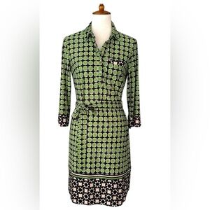 Donna Morgan 3/4 Sleeve Shirt Dress Sz 12